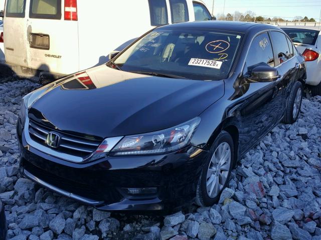 1HGCR2F77EA081858 - 2014 HONDA ACCORD EX BLACK photo 2