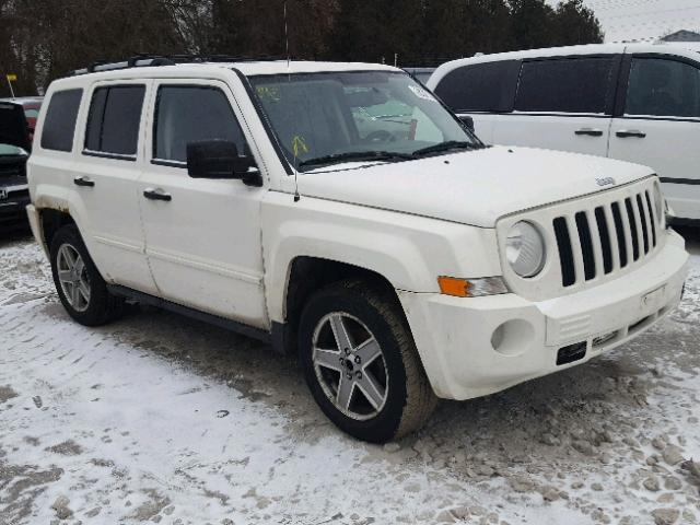 1J8FF48W27D371858 - 2007 JEEP PATRIOT LI WHITE photo 1