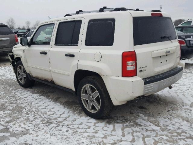 1J8FF48W27D371858 - 2007 JEEP PATRIOT LI WHITE photo 3