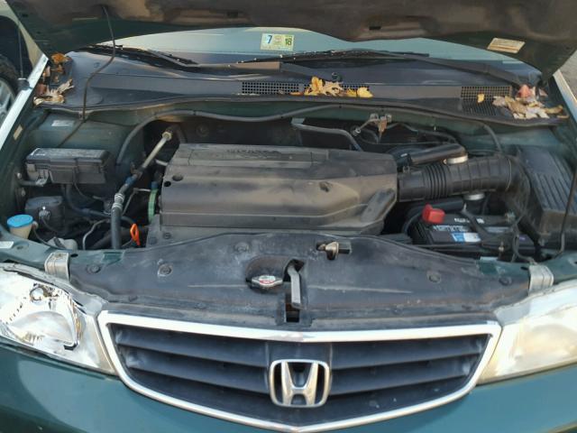 2HKRL18933H504041 - 2003 HONDA ODYSSEY EX GREEN photo 7