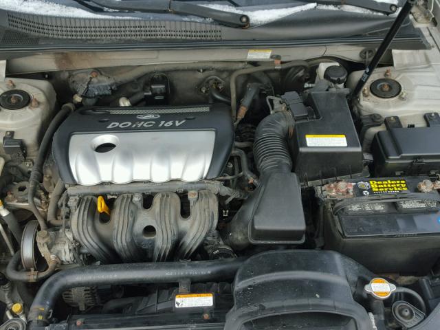 5NPEU46C66H159894 - 2006 HYUNDAI SONATA GLS SILVER photo 7