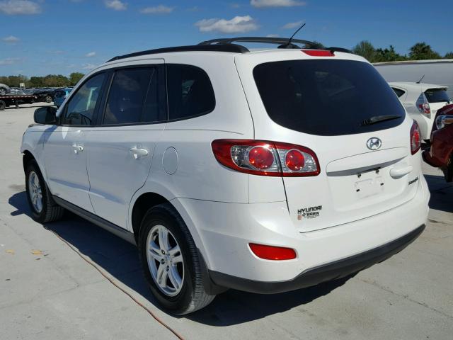 5XYZG3ABXBG048414 - 2011 HYUNDAI SANTA FE G WHITE photo 3