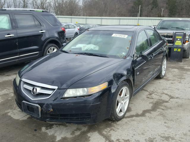 19UUA66274A037459 - 2004 ACURA TL BLACK photo 2