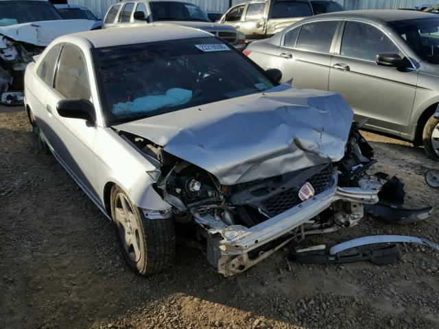 1HGEM21125L077635 - 2005 HONDA CIVIC DX V SILVER photo 1