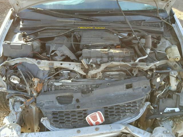 1HGEM21125L077635 - 2005 HONDA CIVIC DX V SILVER photo 7