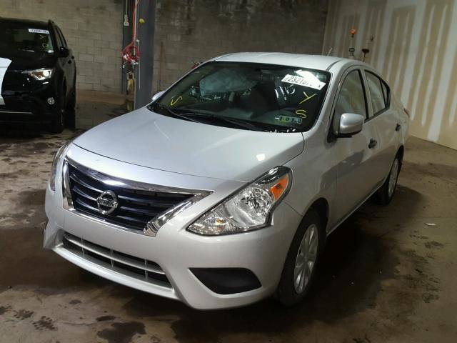 3N1CN7AP9GL851779 - 2016 NISSAN VERSA S SILVER photo 2