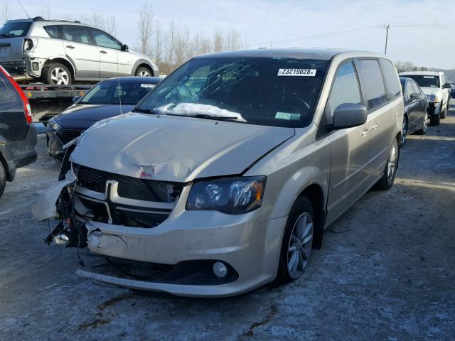 2C4RDGEG4ER182034 - 2014 DODGE GRAND CARA GOLD photo 2