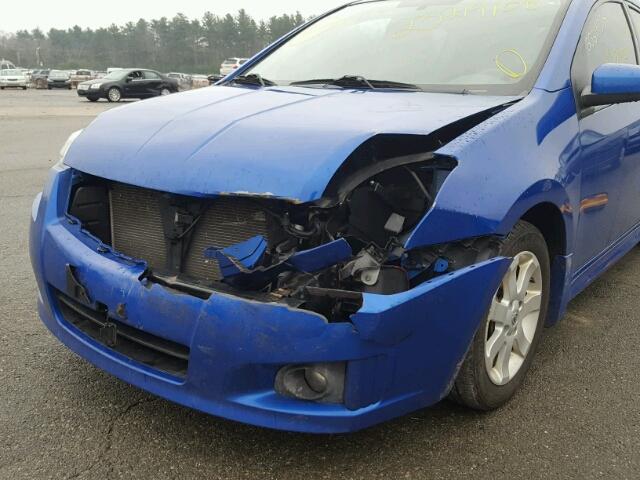 3N1AB6APXAL653410 - 2010 NISSAN SENTRA 2.0 BLUE photo 9