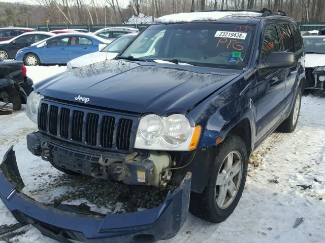 1J4GR48K35C541545 - 2005 JEEP GRAND CHER BLUE photo 2