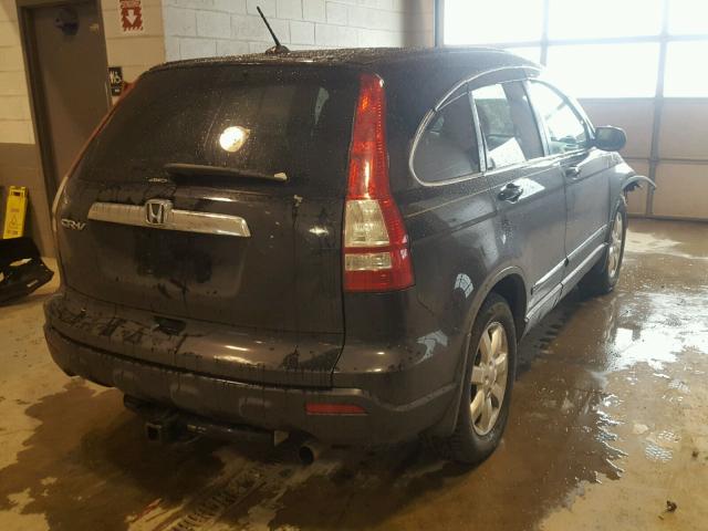 5J6RE48768L018654 - 2008 HONDA CR-V EXL BLACK photo 4