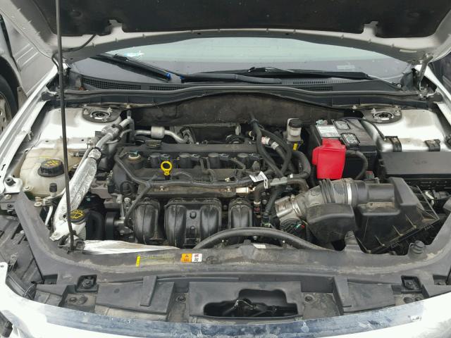 3FAHP0HA0BR324313 - 2011 FORD FUSION SE GRAY photo 7