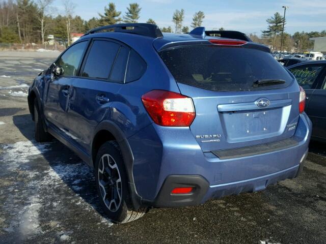 JF2GPALC6G8324900 - 2016 SUBARU CROSSTREK BLUE photo 3