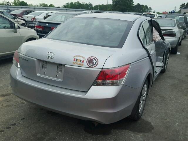 1HGCP26318A126073 - 2008 HONDA ACCORD LX SILVER photo 4