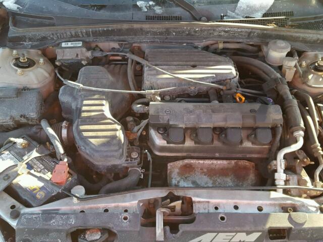 1HGEM219X2L010590 - 2002 HONDA CIVIC EX ნაცრისფერი ფოტო 7