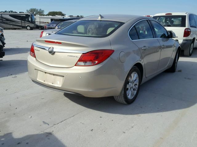 2G4GR5ER1C9187781 - 2012 BUICK REGAL TAN photo 4