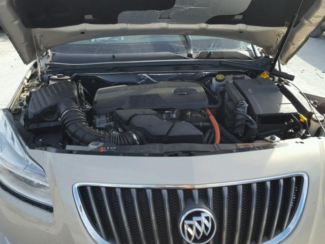 2G4GR5ER1C9187781 - 2012 BUICK REGAL TAN photo 7