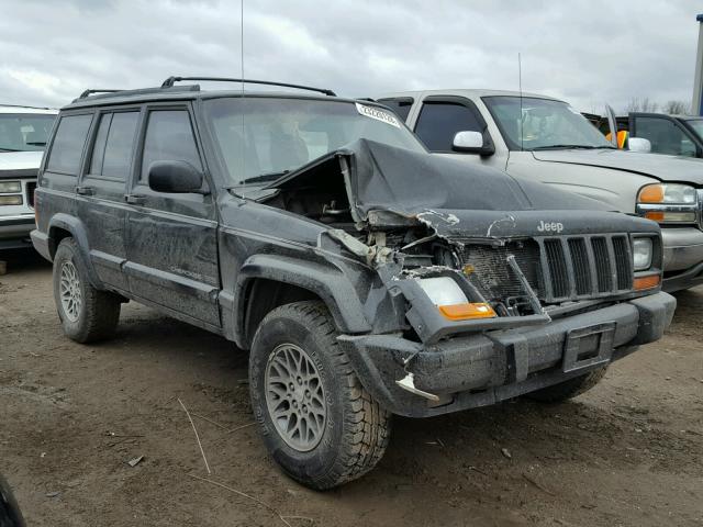 1J4FJ78S8VL573668 - 1997 JEEP CHEROKEE C BLACK photo 1