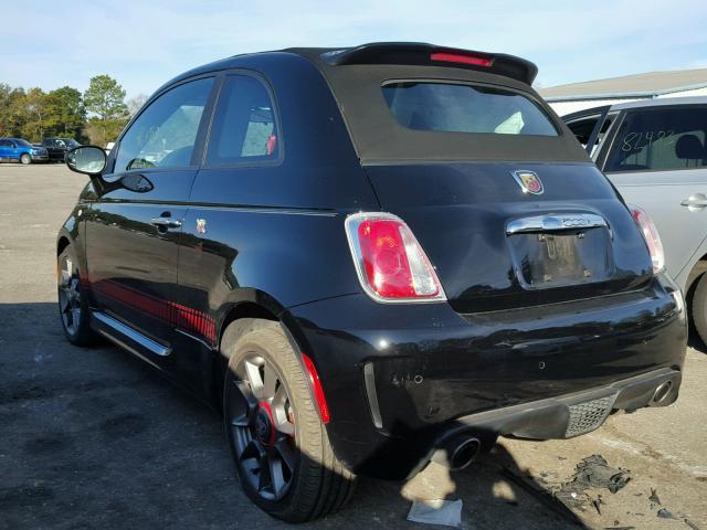 3C3CFFJH9DT752358 - 2013 FIAT 500 ABARTH BLACK photo 3