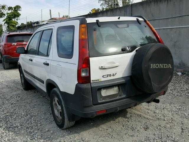 SHSRD68443U103068 - 2003 HONDA CR-V LX WHITE photo 3