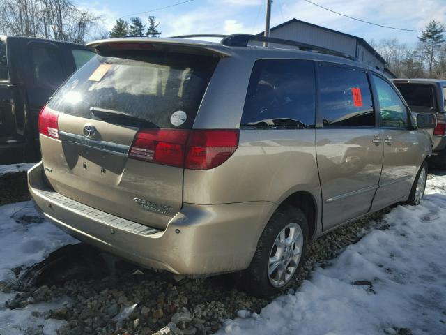 5TDBA22C24S022786 - 2004 TOYOTA SIENNA XLE GOLD photo 4