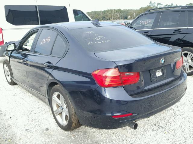 WBA3B1C54EP678668 - 2014 BMW 320 I BLUE photo 3