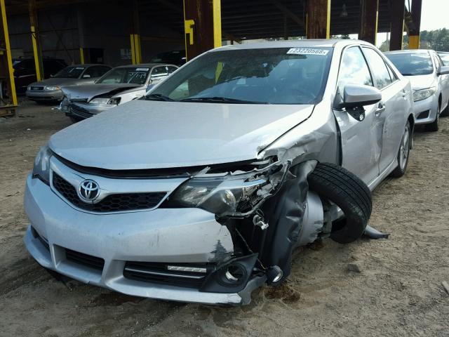 4T1BF1FK6EU802568 - 2014 TOYOTA CAMRY L SILVER photo 2