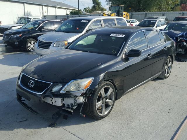 JTHBE96S570011883 - 2007 LEXUS GS 350 BLACK photo 2