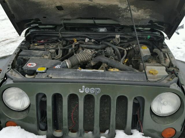 1J4GA59177L145298 - 2007 JEEP WRANGLER S Yaşıl foto 7