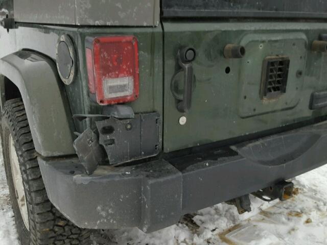 1J4GA59177L145298 - 2007 JEEP WRANGLER S Yaşıl foto 9