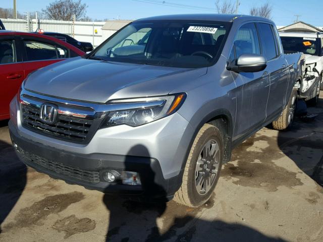 5FPYK2F64HB009423 - 2017 HONDA RIDGELINE SILVER photo 2