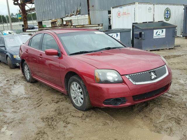 4A32B2FF3AE011375 - 2010 MITSUBISHI GALANT FE RED photo 1