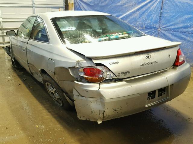 2T1CE22P83C020656 - 2003 TOYOTA CAMRY SOLA SILVER photo 3