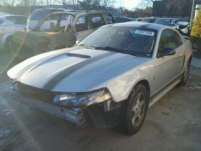 1FAFP40492F159816 - 2002 FORD MUSTANG SILVER photo 2