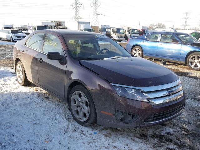 3FAHP0HA4BR317588 - 2011 FORD FUSION SE BURGUNDY photo 1