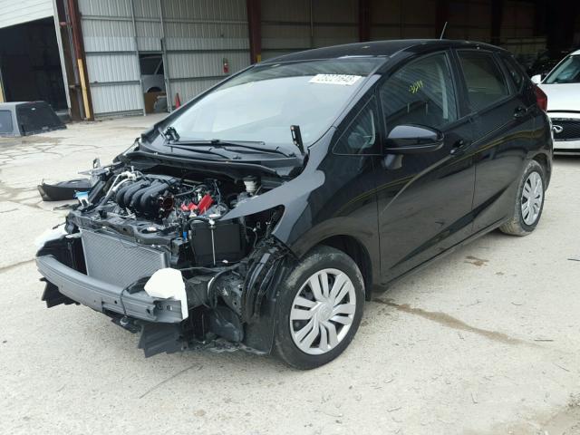 JHMGK5H53GX017106 - 2016 HONDA FIT LX Noir photo 2