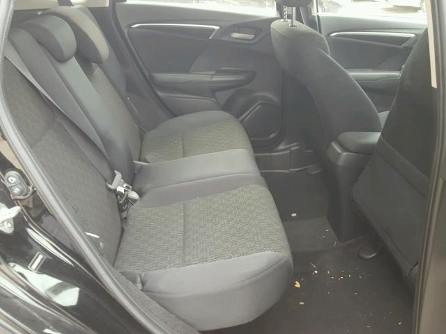 JHMGK5H53GX017106 - 2016 HONDA FIT LX Noir photo 6