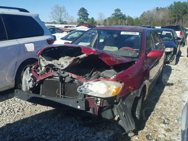 1NXBR32E03Z161210 - 2003 TOYOTA COROLLA CE MAROON photo 2