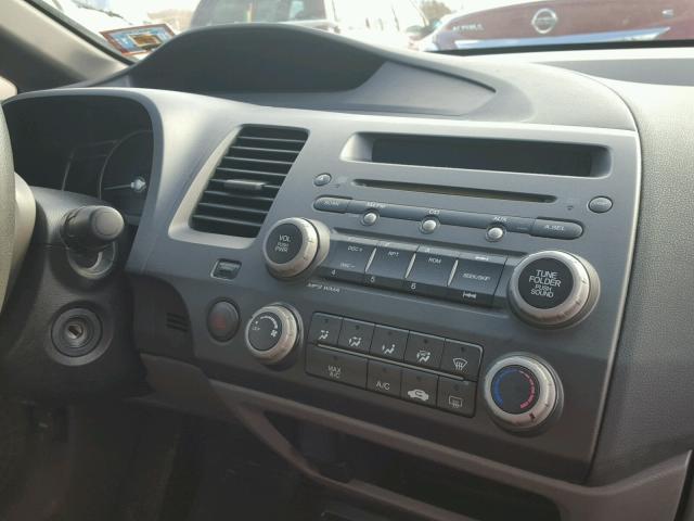 1HGFA168X8L081627 - 2008 HONDA CIVIC EX ლურჯი ფოტო 9