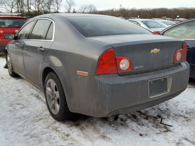 1G1ZH57B694269767 - 2009 CHEVROLET MALIBU 1LT GRAY photo 3