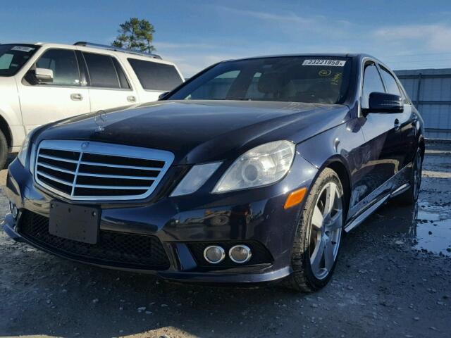 WDDHF5GB8AA244941 - 2010 MERCEDES-BENZ E 350 BLUE photo 2