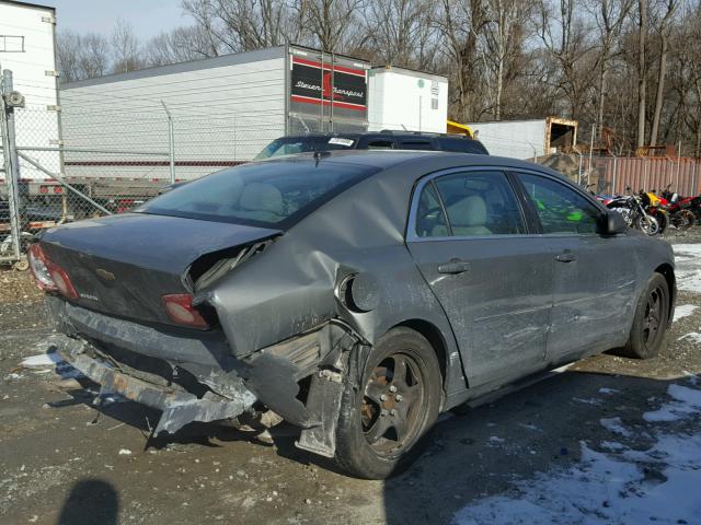 1G1ZG57B69F232581 - 2009 CHEVROLET MALIBU LS GRAY photo 4