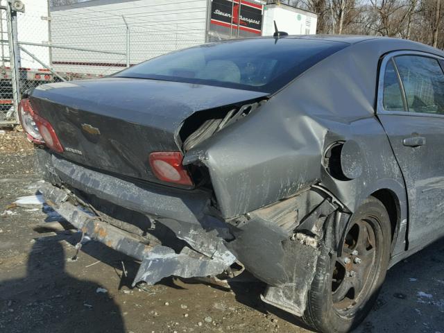 1G1ZG57B69F232581 - 2009 CHEVROLET MALIBU LS GRAY photo 9