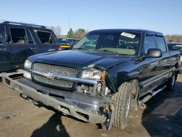 2GCEC13T251283151 - 2005 CHEVROLET SILVERADO GREEN photo 2