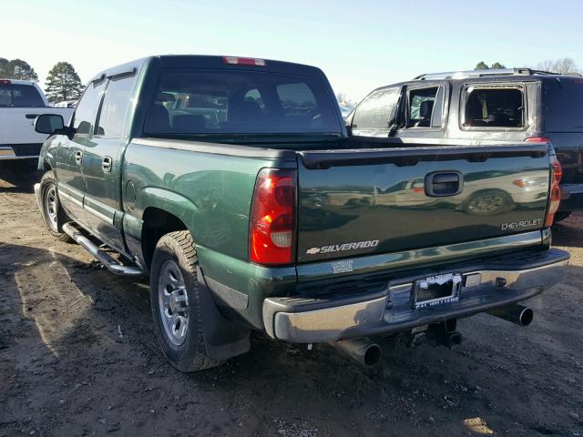 2GCEC13T251283151 - 2005 CHEVROLET SILVERADO GREEN photo 3