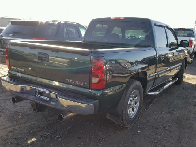 2GCEC13T251283151 - 2005 CHEVROLET SILVERADO GREEN photo 4