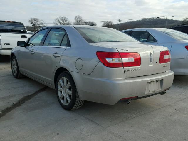 3LNHM26T87R672415 - 2007 LINCOLN MKZ SILVER photo 3