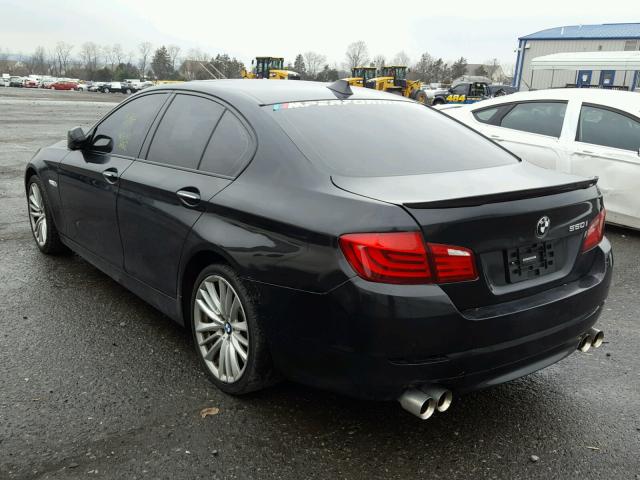 WBAFR9C5XBC270394 - 2011 BMW 550 I BLACK photo 3