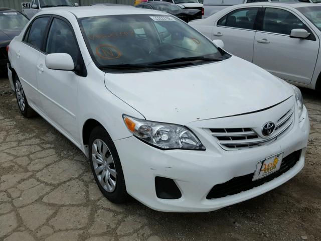 5YFBU4EE3DP202917 - 2013 TOYOTA COROLLA BA WHITE photo 1