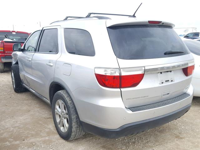 1C4RDHDG9CC317120 - 2012 DODGE DURANGO CR GRAY photo 3