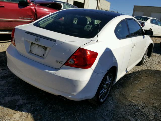 JTKDE177950004754 - 2005 TOYOTA SCION TC 白色 照片 4